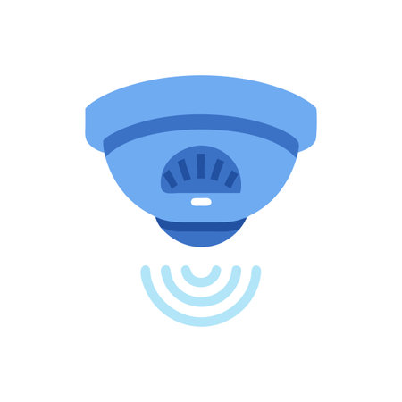 Essential Smoke Detector Icon for Safetyのイラスト素材