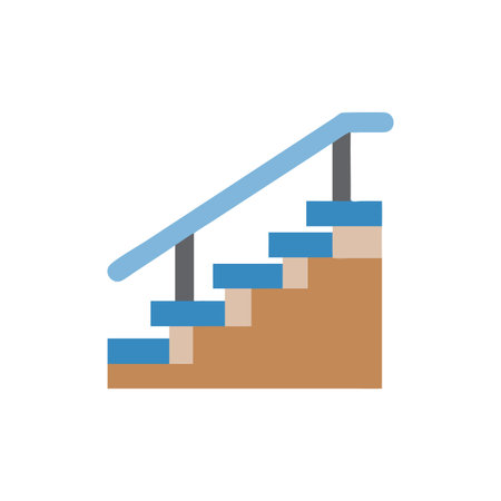 Functional Stair Riser Icon for Safetyのイラスト素材