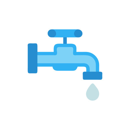 Durable Water Tap Design for Kitchensのイラスト素材
