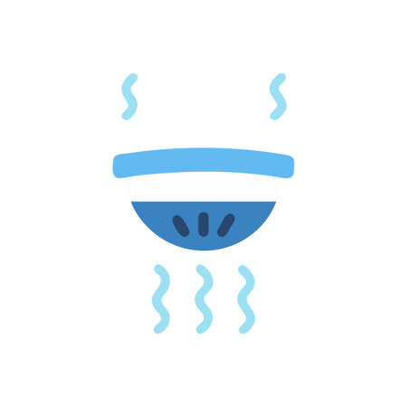 Key Smoke Detector Symbol for Home Safetyのイラスト素材