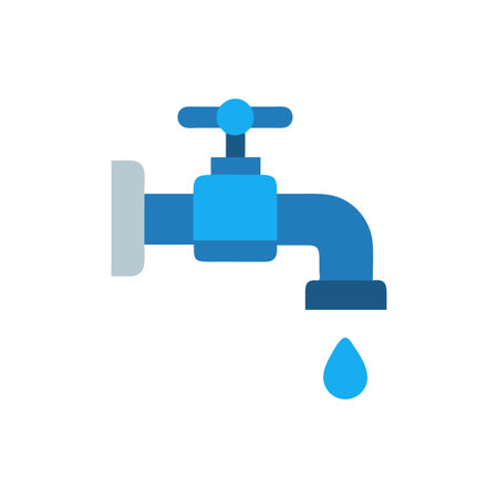Functional Water Tap Icon for Homesのイラスト素材