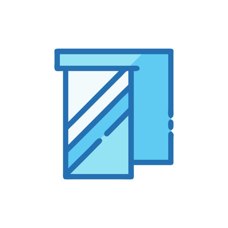 Functional Window Film Icon for UV Protectionのイラスト素材