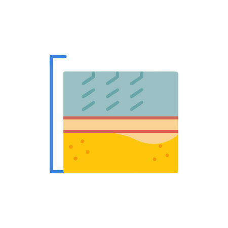 Essential Vapor Barrier Icon for Constructionのイラスト素材