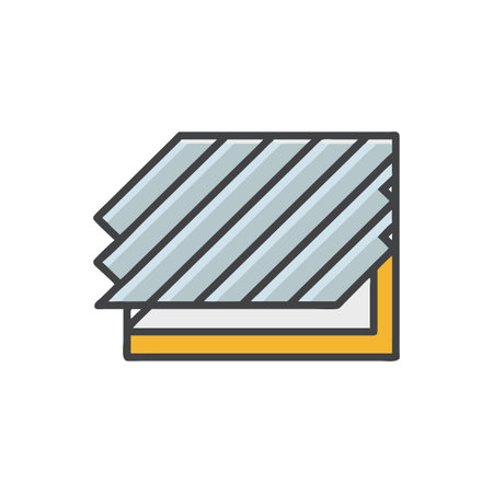 Creative Aluminum Sheet Icon Designのイラスト素材