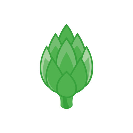 Artichoke Iconic Vegetable Graphic Designのイラスト素材