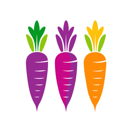 Carrot vector icon. Vegetable illustration sign. Food symbol.のイラスト素材