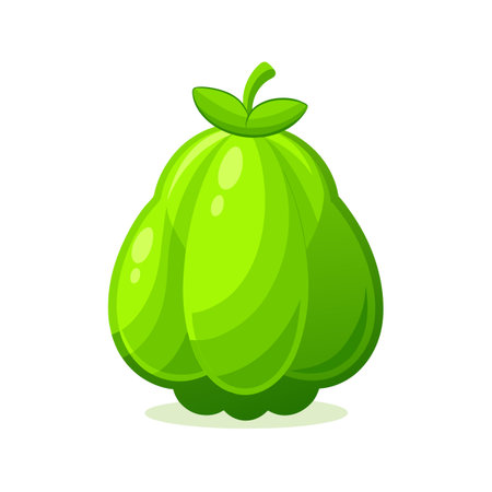 Pumpkin vector illustration. Cartoon style. Vegetarian food.のイラスト素材