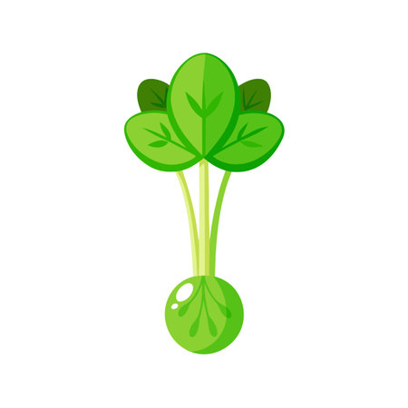 Plant icon vector isolated on white background for your web and mobile app designのイラスト素材