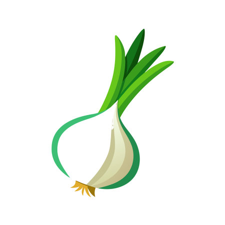 Onion vegetable icon. Cartoon illustration of onion vegetable vector icon for web designのイラスト素材