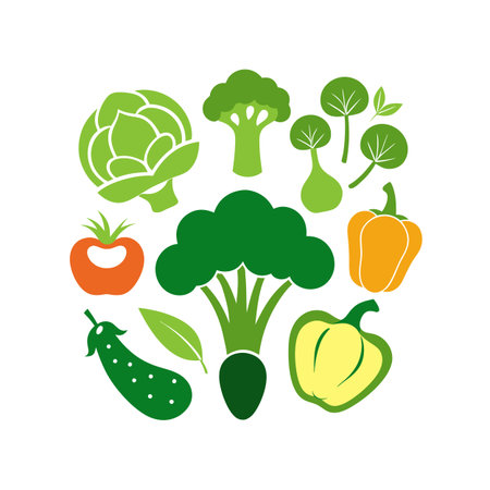 vegetables design, vector illustration eps10 graphic. flat styleのイラスト素材