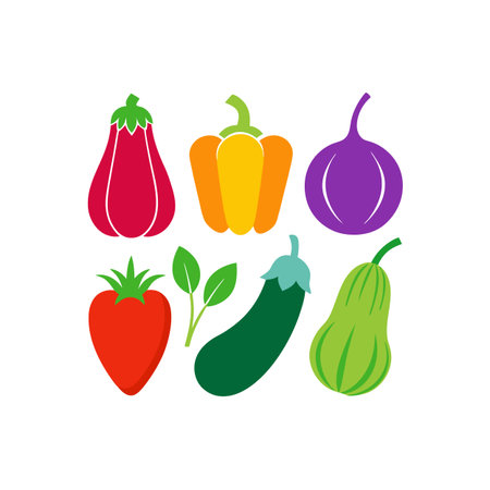 vegetables icon design, vector illustration eps10 graphic.のイラスト素材