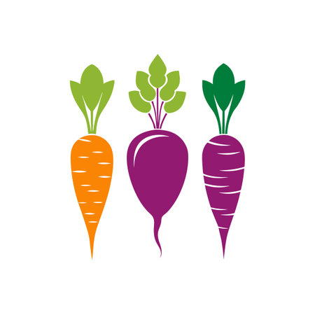 Vegetable design template. Vector illustration. Vegetable icon.のイラスト素材