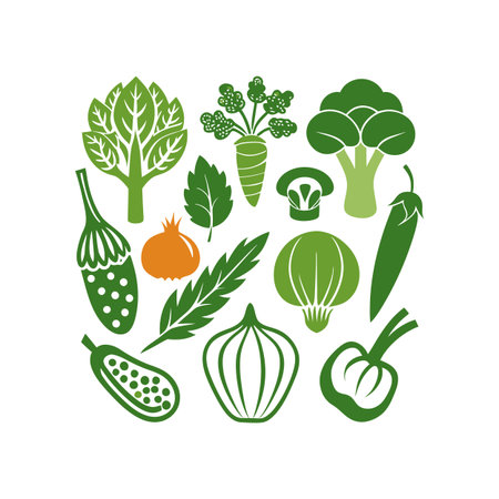 vegetables icons design, vector illustration eps10 graphic.のイラスト素材