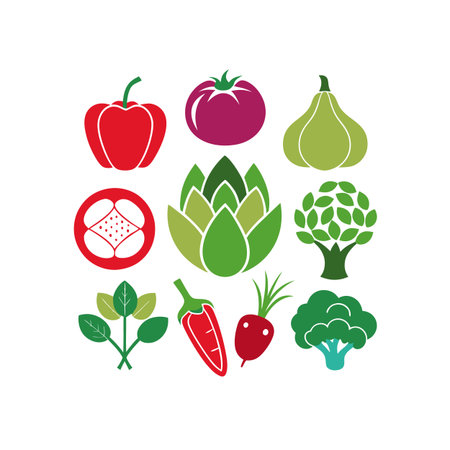 vegetables design over white  background vector illustration eps10のイラスト素材