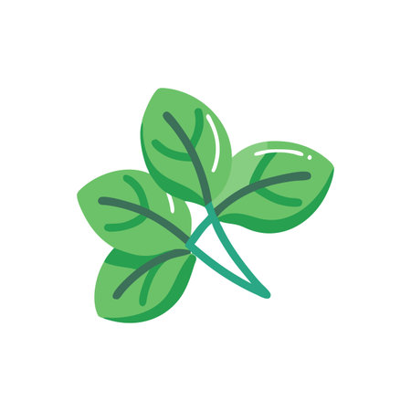 Vibrant Oregano Fresh Herb Illustrationのイラスト素材