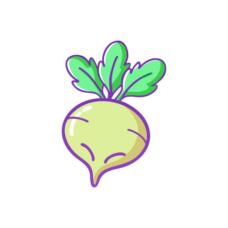 Creative Turnip Culinary Representationのイラスト素材