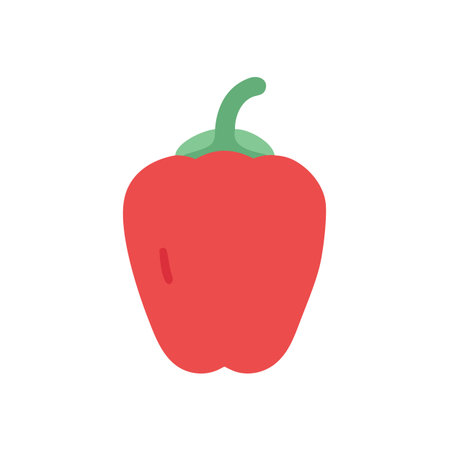 Artistic Pimento Healthy Food Iconのイラスト素材