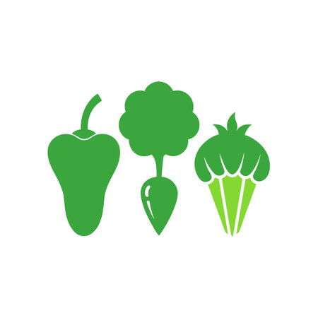 Vegetable icon on background for graphic and web design. Creative illustration concept symbol for web or mobile appのイラスト素材