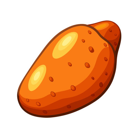 Strawberry icon. Cartoon of strawberry vector icon for web designのイラスト素材