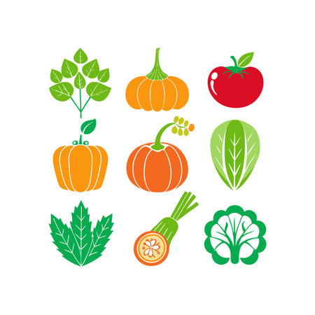 vegetables icon design, vector illustration eps10 graphic.のイラスト素材