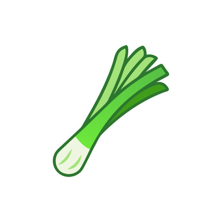 Leek icon vector isolated on white background for your web and mobile app designのイラスト素材