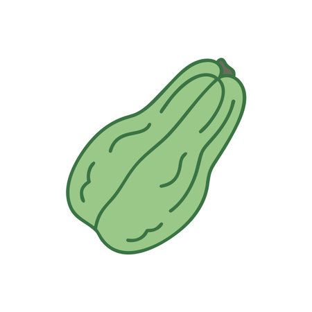 Papaya icon on white background for graphic and web design. Simple vector sign. Internet concept symbol for website button or mobile appのイラスト素材