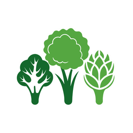 Broccoli vegetable icon vector isolated on white background for your web and mobile app designのイラスト素材