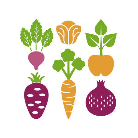 vegetables design, vector illustration eps10 graphic flat styleのイラスト素材