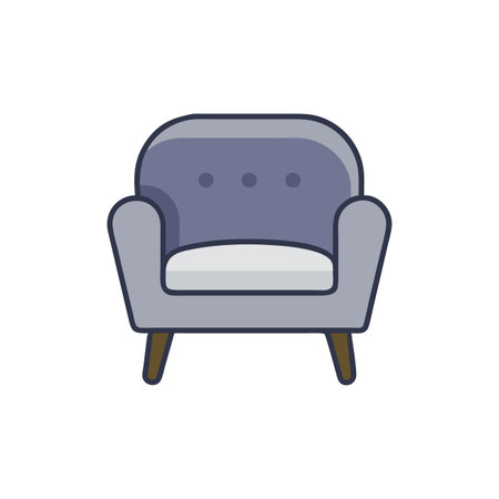 Chic Accent Chair for Stylish Homeのイラスト素材
