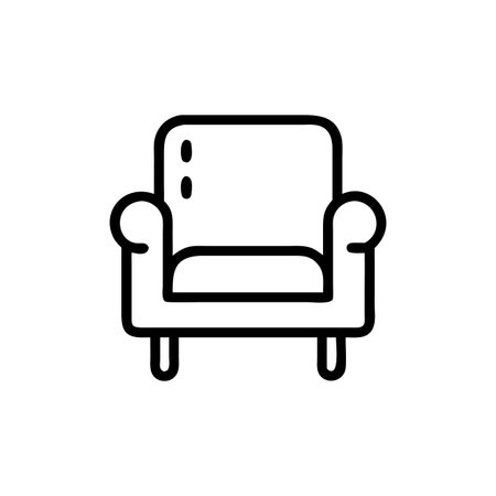 Cozy Armchair for Relaxation and Comfortのイラスト素材