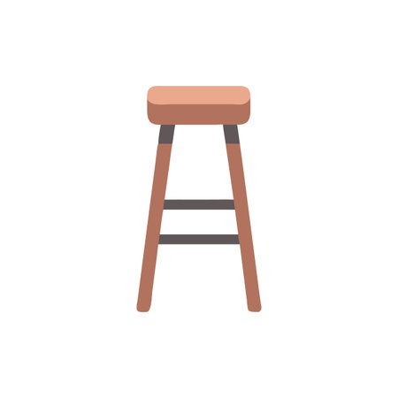 Elegant Bar Stool for Home Barsのイラスト素材