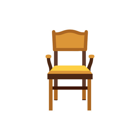 Stylish Carver Chair for Elegant Decorのイラスト素材