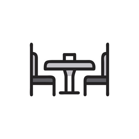 Elegant Dining Table for Family Mealsのイラスト素材