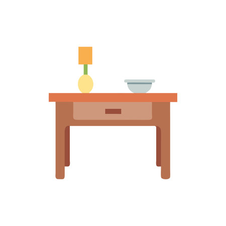 Chic Hallway Table for Stylish Entrywaysのイラスト素材