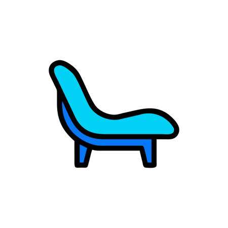 Charming Lounge Chair for Contemporary Homesのイラスト素材