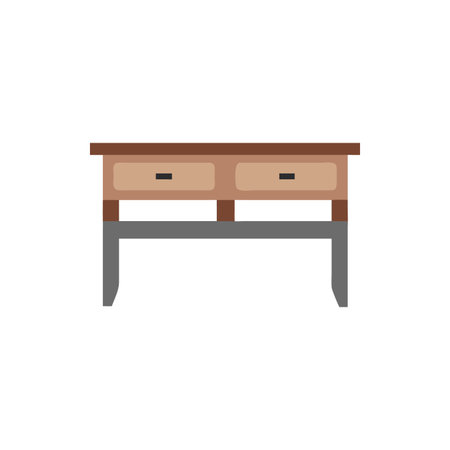 Chic Console Table for Modern Interiorsのイラスト素材