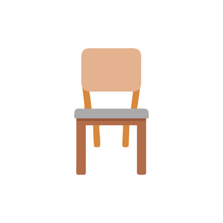 Chic Dining Chair for Modern Decorのイラスト素材