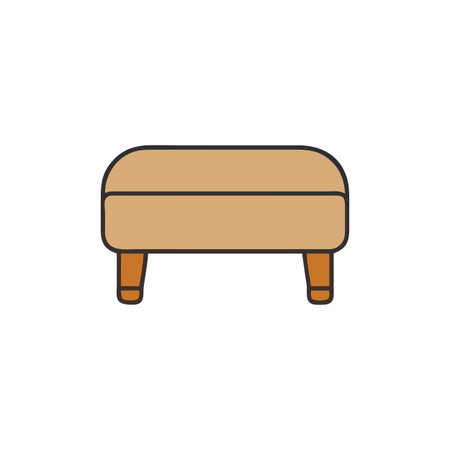 Functional Footstool for Organized Livingのイラスト素材
