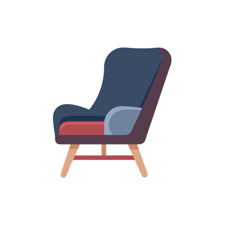 Charming Recliner Chair for Living Areasのイラスト素材