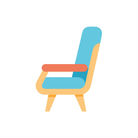 Beautiful Recliner Chair for Stylish Interiorsのイラスト素材
