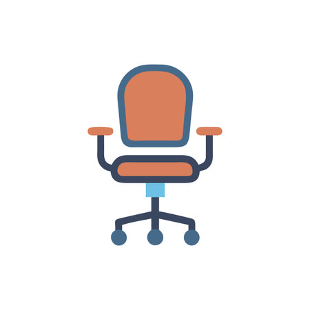 Elegant Secretary Chair for Modern Spacesのイラスト素材