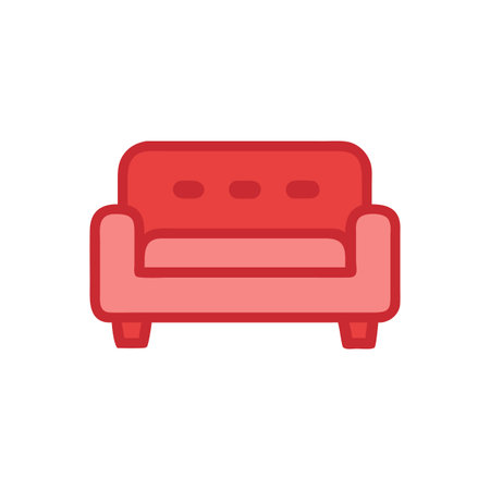 Stylish Settee for Living Roomsのイラスト素材