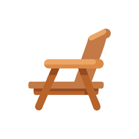 Comfortable Recliner Furniture Icon Designのイラスト素材