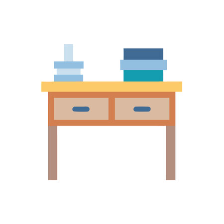 Creative Writing Desk Icon for Designのイラスト素材