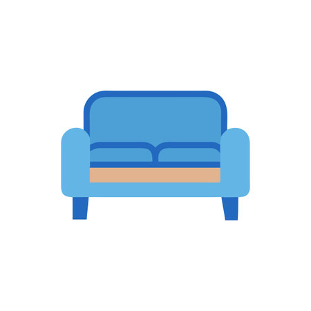 Beautiful Settee for Stylish Decorのイラスト素材