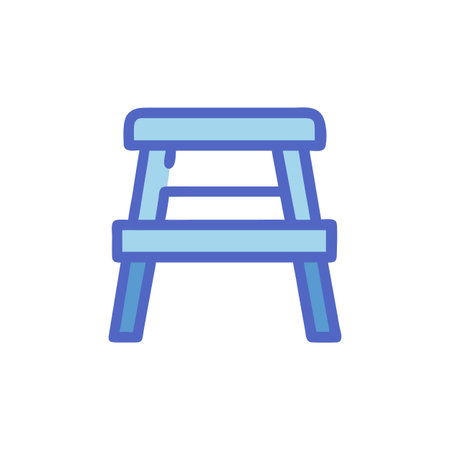 Charming Step Stool for Home Useのイラスト素材