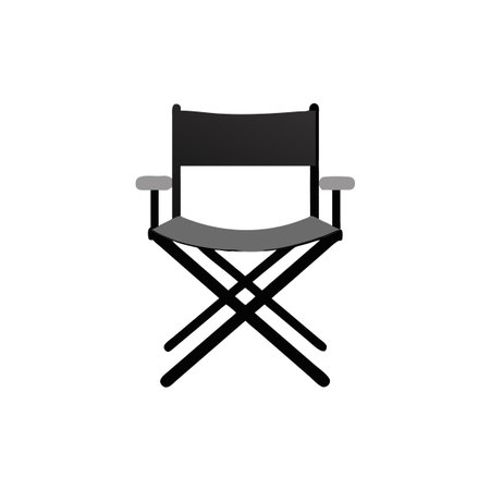 Functional Folding Chair for Organized Livingのイラスト素材