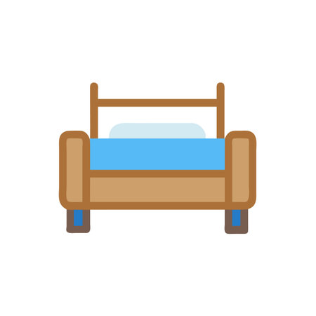 Charming Trundle Bed for Guest Roomsのイラスト素材