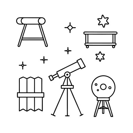 Icons for Observatory Furniture Designのイラスト素材