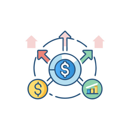 Strategic Asset Allocation Iconのイラスト素材